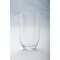 CC Home Furnishings 10" Clear Solid Tapered Oval Shaped Vase
